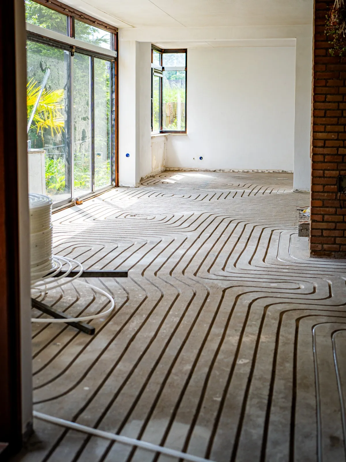 vloerverwarming woonkamer