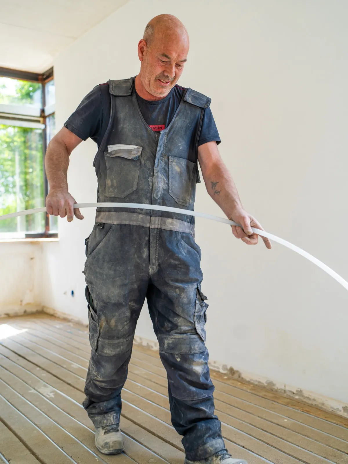 Erik van Sighem met vloerverwarming